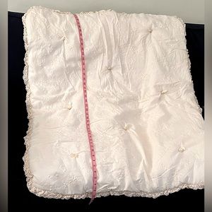 Crib size comforter and blanket set (2 blankets, different weights). Off…